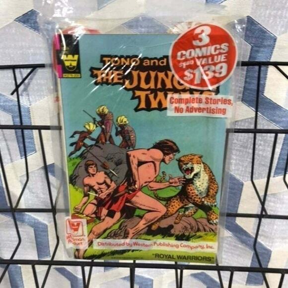 Whitman 3 Value Pack: Tragg 9, Jungle Twins 18, and Brothers Of The Spear 18 - Picture 2 of 9